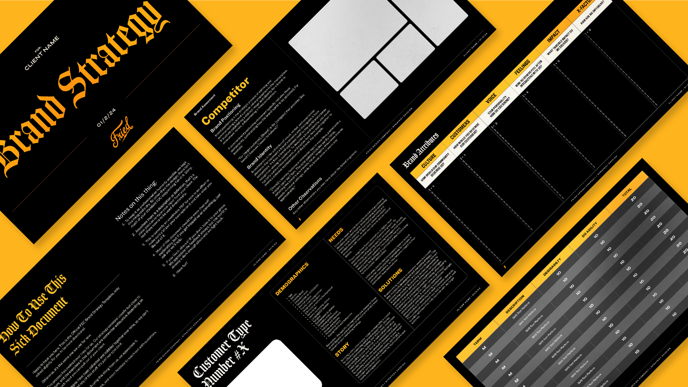 Brand Strategy Guide Brand Strategy Reference Guide – Fried Design Co.