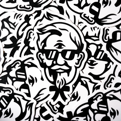 Three Eyed Colonel Sticker